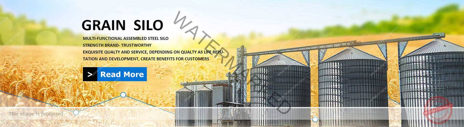 Paddy Rice Storage Steel Silo Manufacture and Supplier